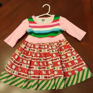 Hello Kitty 2T Christmas dress